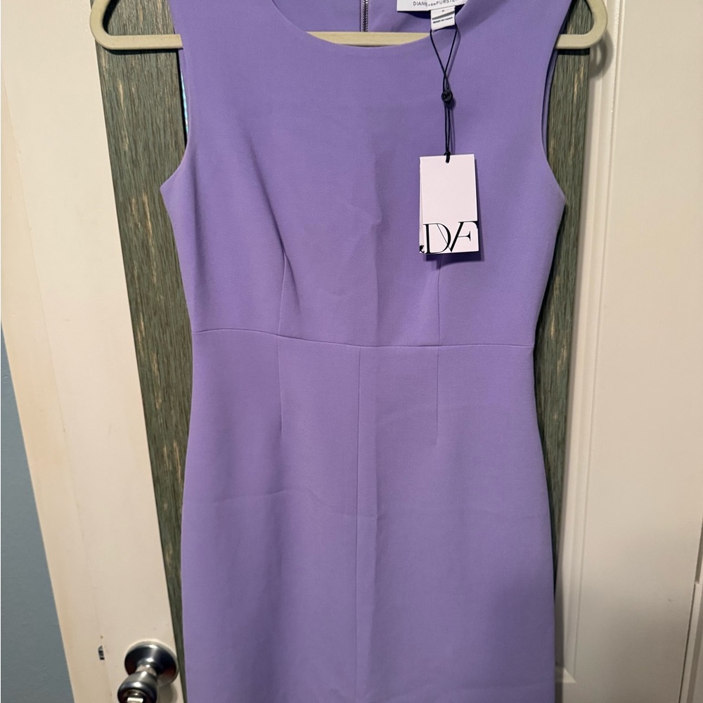 Diane Von Furstenberg Lilac Midi Dress